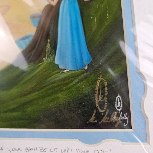 Disney Peter Pan Signed Art Hidden Print Katie Kelly Artist Tinker Bell Tink - Picture 3 of 9